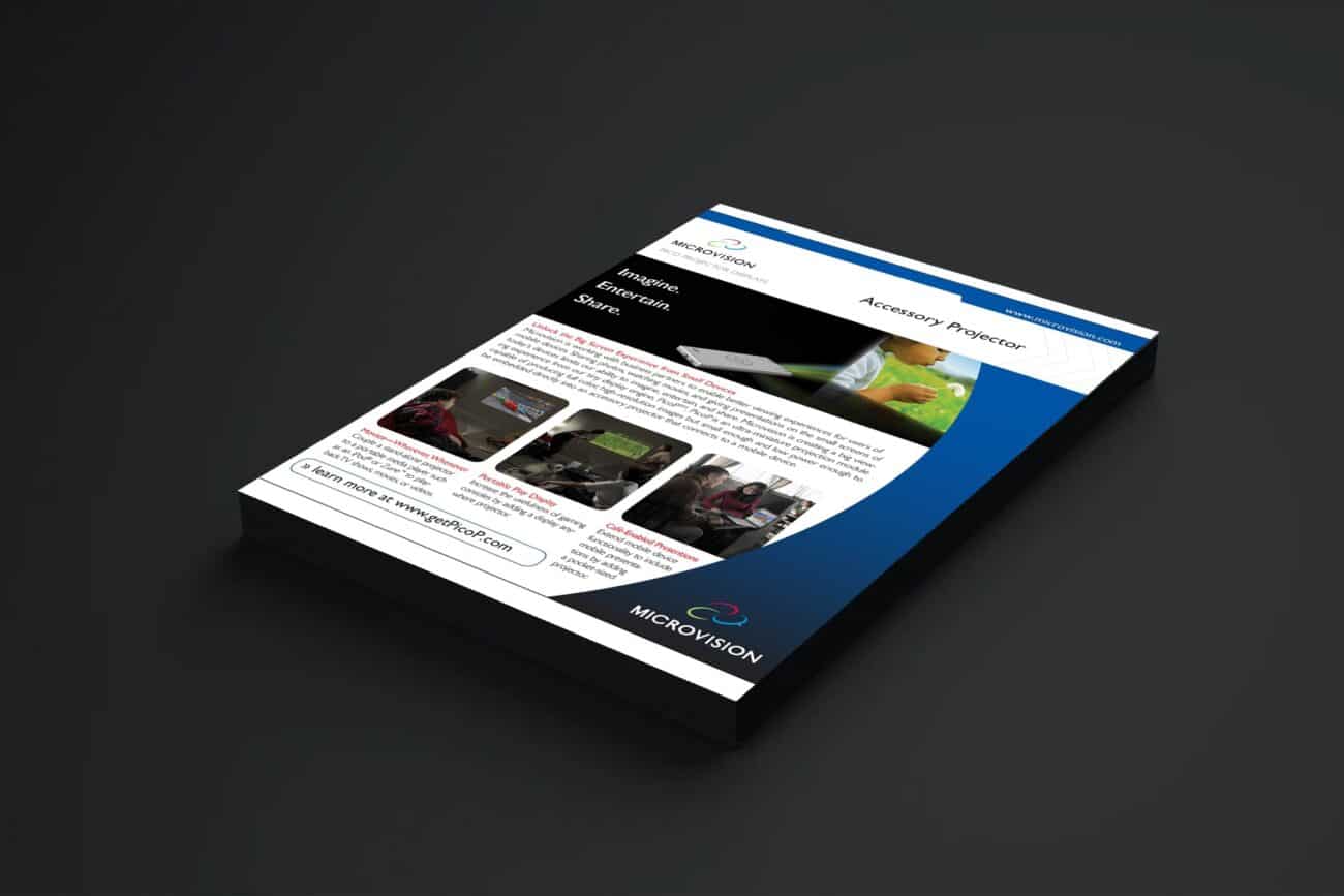 Product Collateral with Link to Microsite