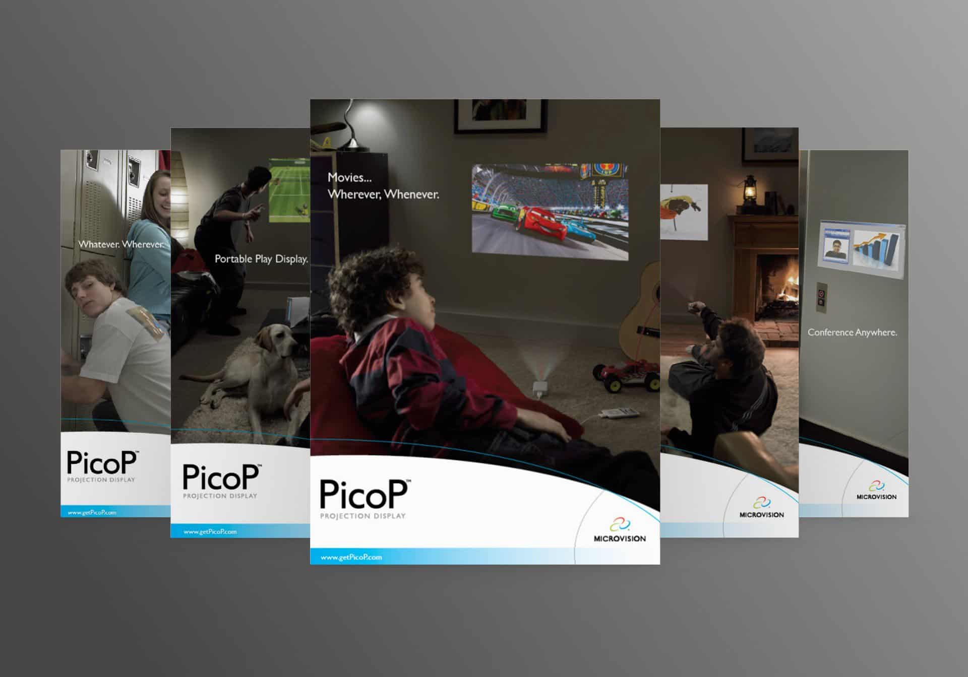 GetPicoP Microsite Posters to Activate Brand at Events