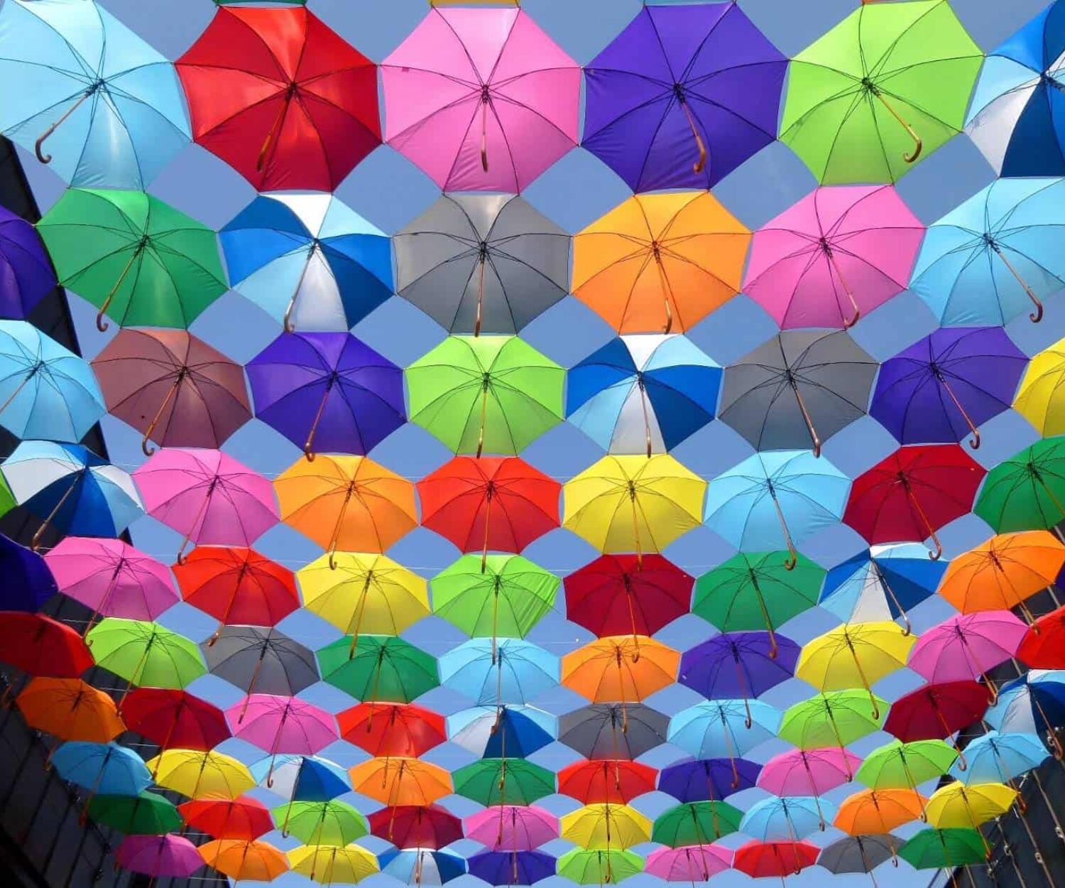 Umbrellas in the Sky from JUG Team Marketing