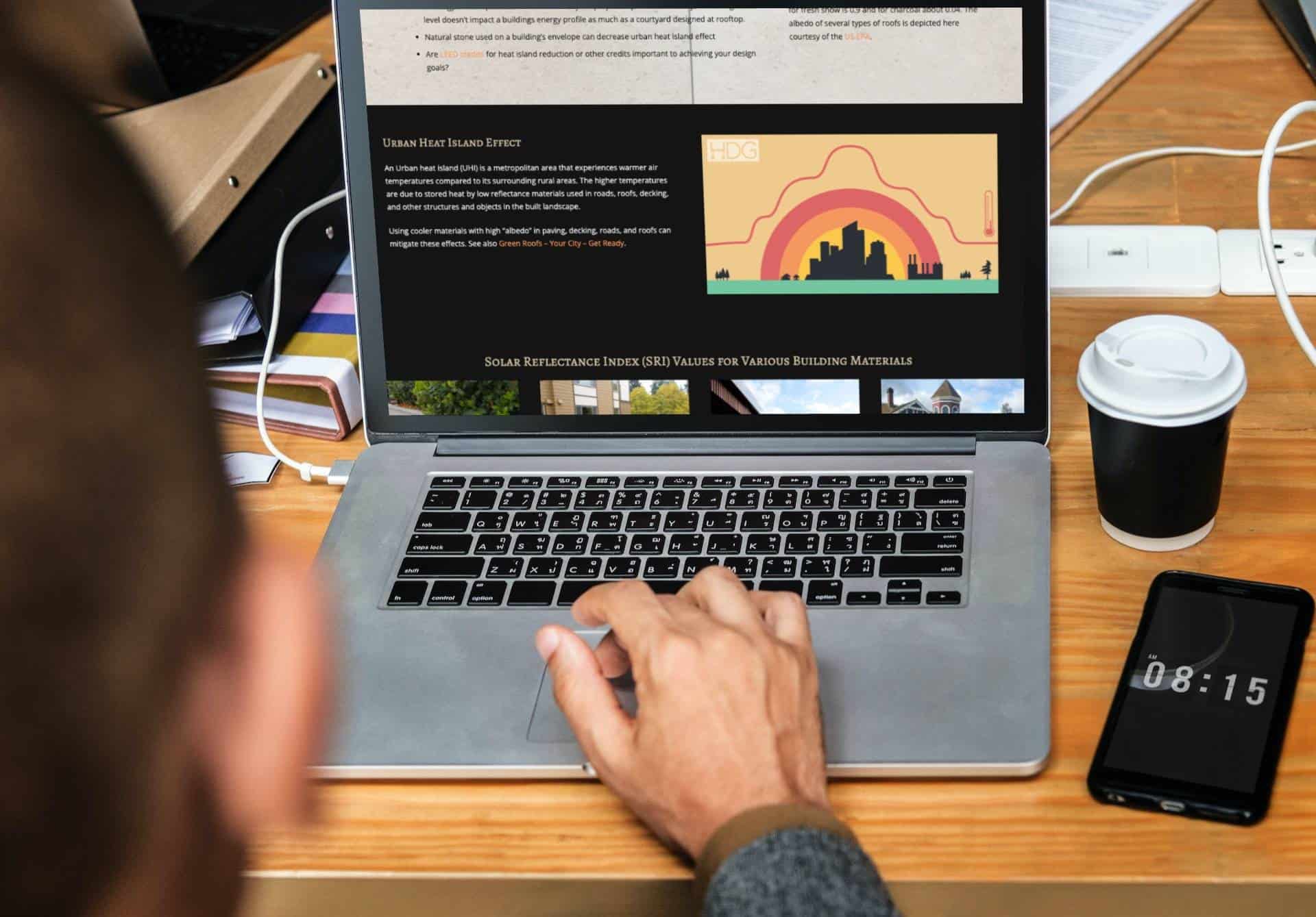 JUG Team Marketing Urban Heat Island Illustration for Content Marketing