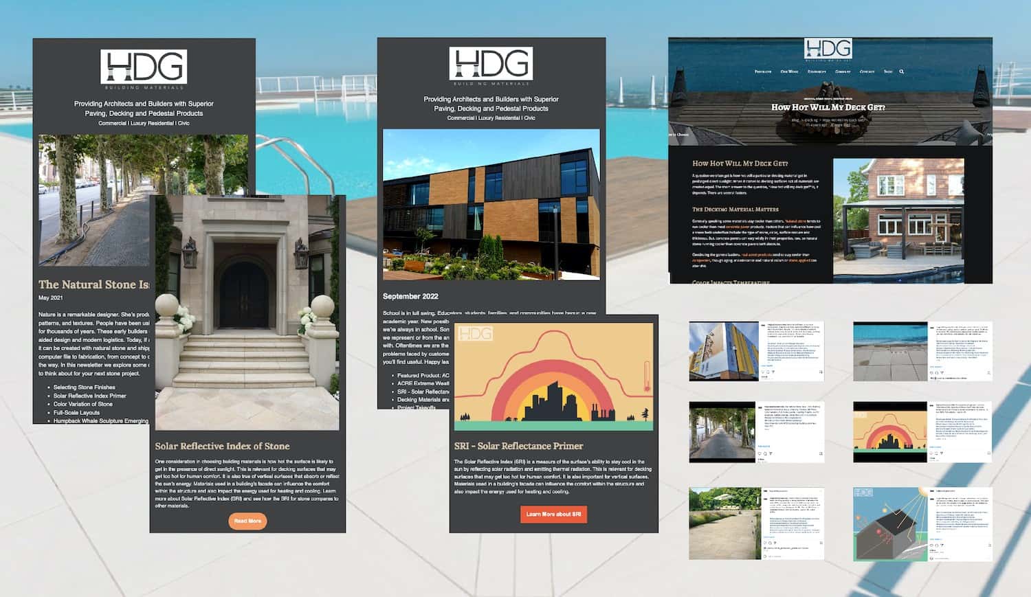 Sharing SRI Content Across Social and Other Communications